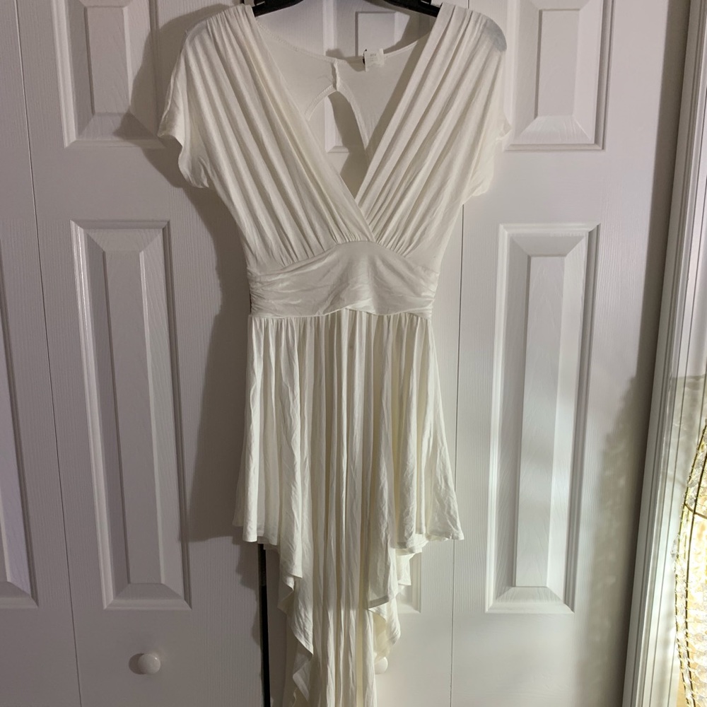 White simple dress